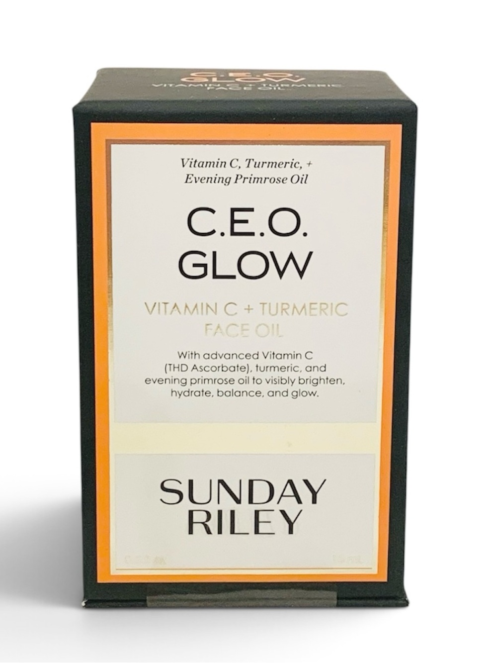 Sunday Riley CEO Glow Vitamin C + Turmeric Face Oil 0.5 oz 15 mL NEW SEALED